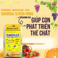 Viên dầu cá trẻ em Nature's Gold Omega 3 For Kids Fish Oil 125 viên Omega 3 cho bé. 