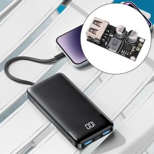 Automotive Grade DC12V/24V to Quick Charging 3.0 5V Power Convert Module with LED Indicator and Circuit Protections