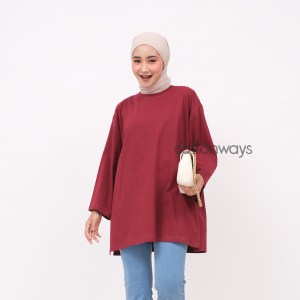 OVERSIZED BASIC T-SHIRT 24S | Kaos Polos Oversize Wanita | Basic |