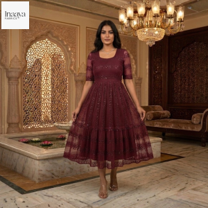 Elegant Net Gown Collection For Women