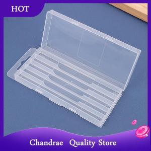 [Chandrae] Plastic Twist Drill Empty Box Storage Box Toolbox Tool Accessories Woodworking Drill Bit 5 10 Hole Transparent Packaging Case