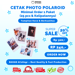Cetak Photo/Foto Polaroid Ukuran 2R - Hasil Berkualitas Proses Cepat dan kece abis.