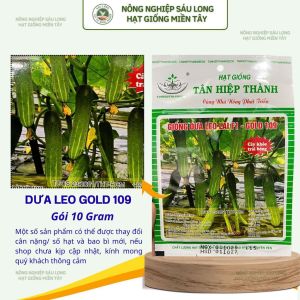 Hạt Giống Dưa Leo F1 GOLD 109 Gói 10G – Cây Khỏe Trái Đẹp Sai Trái Năng Suất Cao