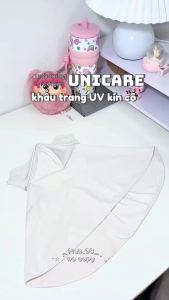 Khẩu trang chống tia UV UNICARE chống nắng cải tiến che kín cổ vải lụa mềm quai điều chỉnh