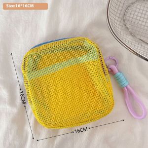 กระเป๋าเครื่องสำอางถุงใส่ของแบบตาข่าย Charming สำหรับการออกแบบใช้ในทุกวันพกพาได้และมีน้ำหนักเบา