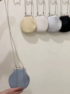 Phụ Nữ Hàn Quốc nhỏ Da PU Túi dùng buổi tối Với dây kết hạt Và dây đeo chéo Thanh Lịch Túi xách đeo vai Ly Hợp Ví