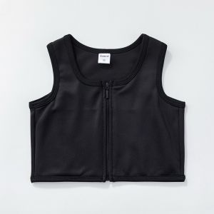 Janest Chest Binder 100% Cotton Binder Chest Binder Plus Size Front Zipper With Bandage