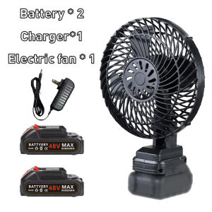 Cordless Fan 8 inch Portable Fan Rechargeable Fan High Power Outdoor Desktop Cooling Fans Adjustable Cordless Fan