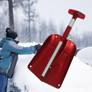 Lightweight Snow Shovel Snow Pusher Metal Snow Shovel Pusher HRC42-48° Hardness Collapsible Snow Shovels for Car