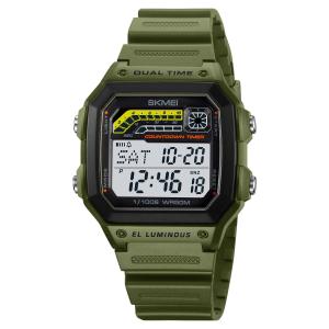 SKMEI 2307 Jam Tangan Pria Digital Sport Tahan air Tali Rubber 5 Bar