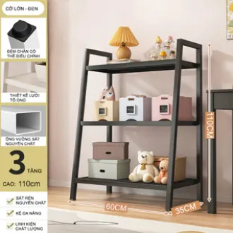 Kệ Sách Đa Năng Thang 3/4/5 TầngKệ trang trí bằng sắt Phong Cách Hiện Đạihù hợp nhiều không gian tiện lợi sắp xếp