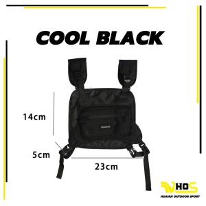 กระเป๋าเป้สะพายหลัง กระเป๋าคาดอก กระเป๋าคาดเอว ความจุขนาดใหญ่ สไตล์ฮิปฮอป สตรีท สําหรับผู้ชาย คาดอกลําลอง HUAHUI OUTDOORSPORT