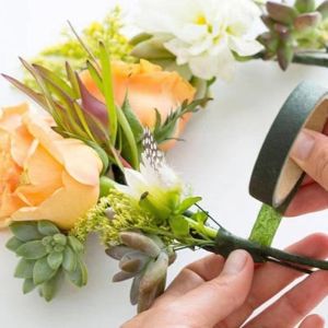 5/10Roll Floral Stem Tape Self-Adhesive Wrapping Tape Florist Green Tapes Wedding DIY Flower Supplies