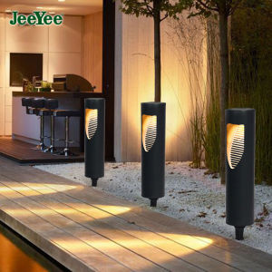 JeeYee 4 PCS Lampu Hiasan Solar Garden Light IP54 Waterproof LED Garden Lawn Lamp Modern Simplicity Solar Outdoor Courtyard Villa Landscape Lawn Bollards Light太阳能灯
