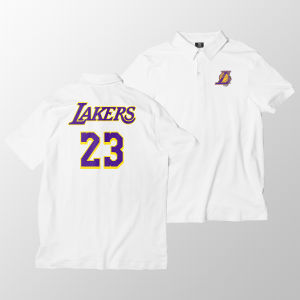 T shirt Kaos Polo Shirt Logo LAK NUMBER 23 Distro - Kaos Kerah Pria Lengan Pendek M L XL XXL