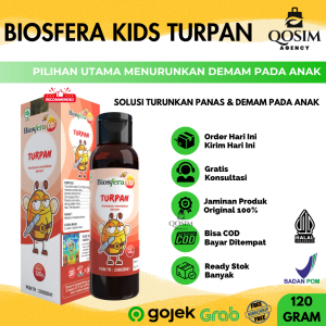 Madu Turun Panas Anak Biosfera Kids Turpan Solusi Turunkan Panas Tinggi & Demam Meriang Pada Anak