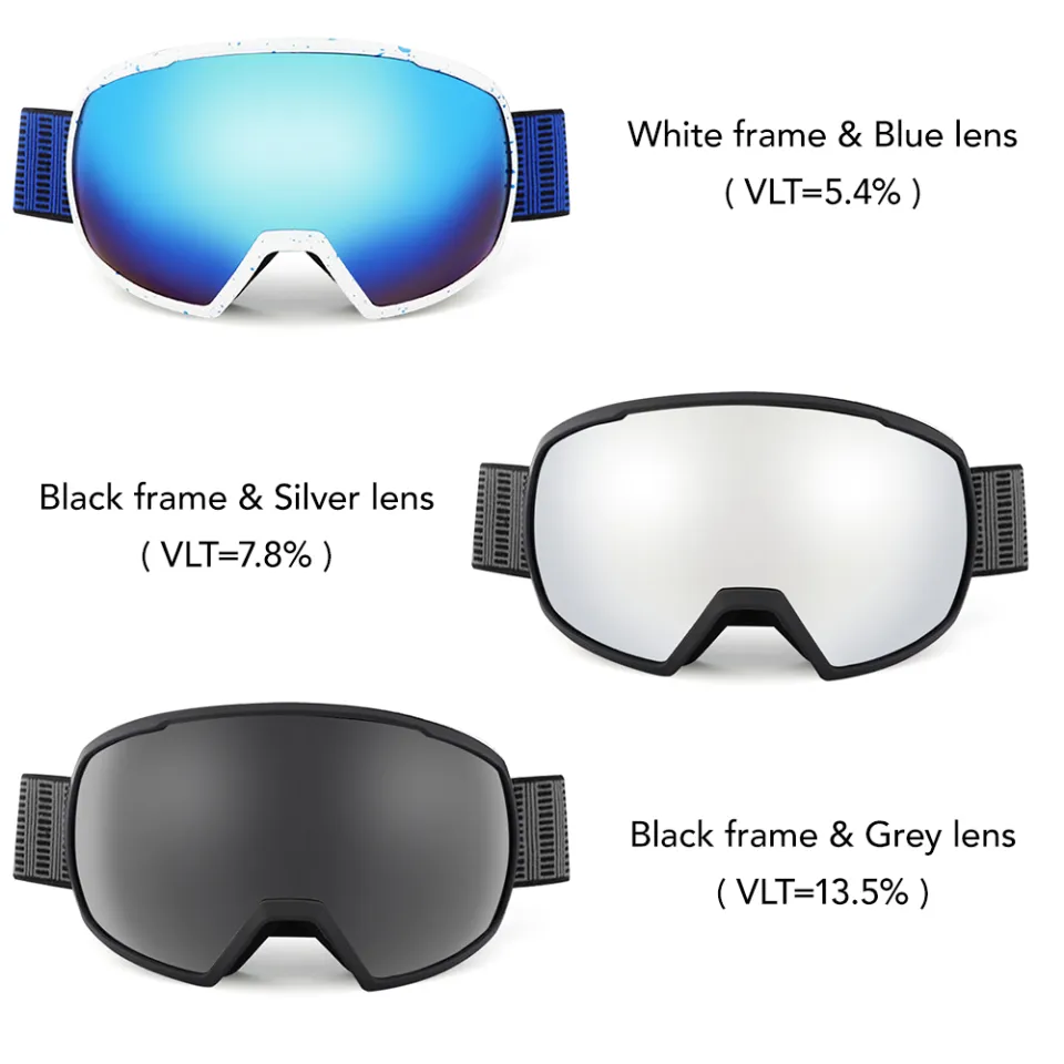 Shock Resistance Ski Goggles for Men Women Anti Fog UV Protection