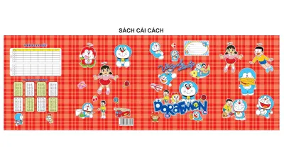 Combo 10 Cái Bìa Kê Tay Cho Sách (19.8 x 26.3)cm Hình Dễ Thương Giấy Kê Tay
