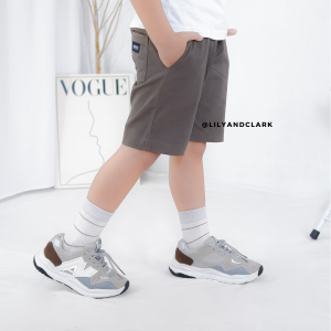 Lily And Clark Celana Boardshort  Anak Laki-Laki Pendek Warna Abu - BR03