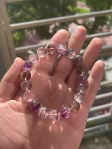 Natural Cystal 天然水晶 超7 Super 7 + 手串· 10mm+