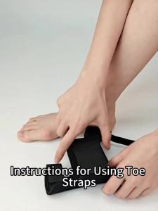 Toe Brace - Big Toe Taping Splint Straightener Wrap with Support Straps for Sprains and Hallux Rigidus Relief (Left)