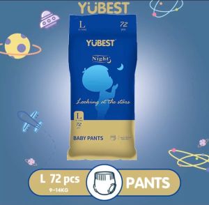 แพมเพิสเด็ก YUBEST Night ผ้าอ้อมเด็กแบบกางเกง บางเฉียบใส่สบายไม่อับชื้น ซึมซับได้ดี M L XL XXL XXXL
