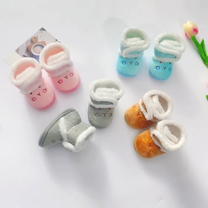 Trẻ Sơ Sinh Cô Gái Mùa Đông giầy trượt tuyết giày trẻ sơ sinh bốt giữ ấm Toddler Sơ Sinh cho bé bắt đầu biết đi giày đi trongcũi Cho 3-5-7-9 Tháng Trẻ Sơ Sinh