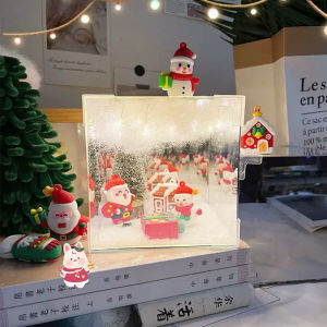 Combo vật liệu làm đèn quà tặng Giáng sinh handmade đơn giản quà tặng ý nghĩa -S0966