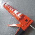 Lem Kaca Lem Silicone Silikon Sealant Aquarium SOLIGEN Warna Putih Hitam Clear Bening Paket Gun Tembakan Lem Sealant. 