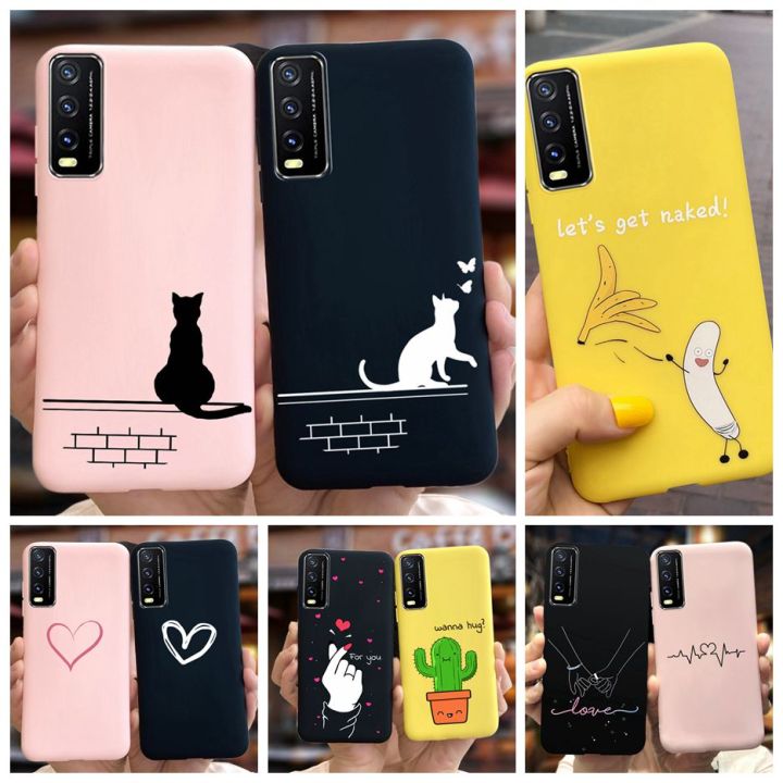 For Vivo Y20 Vivo Y20i Case V2027 V2032 Soft Silicone Cute Candy Painted  Cover For VivoY20 V2029 Casing Lazada PH