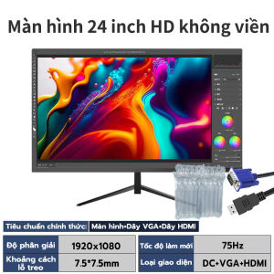Màn hình máy tính 22/24 inch độ phân giải cao tần số quét 1680x1080 75Hz Công nghệ chống xé hình ảnh
