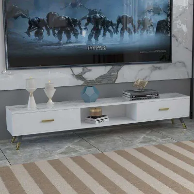Sintered Stone Coffee Table Moisture Resistant Storage Coffee Table Set With Drawer