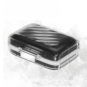 Airtight 7 Slot Pocket Pill Box Medicine Storage Box Travel Portable Mini Pill Dispenser Vitamin Tablet Container Ubat