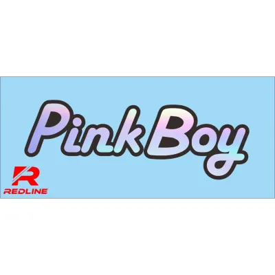 stiker cutting hologram Pink Boy