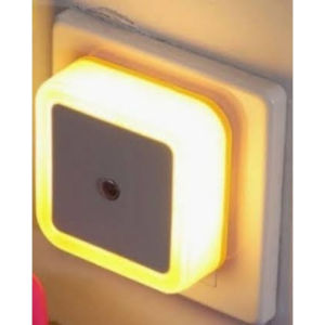 Lampu Tidur Night / Sleep Mini Lamp Dekorasi Hias KOTAK LED Otomatis Sensor Cahaya/LAMPU TIDUR COLOK DINDING SEGI / LAMPU KAMAR TIDUR OTOMATIS NYALA