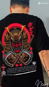 Casual Original Japanese Samurai By NEWGEN ®   Clothing    DBTK Pro Club Oversize T-Shirt    HGHMNDS Streetwear Shirt