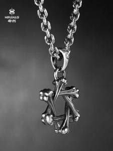 Pendant Genuine 925 Sterling Silver High End Luxury Jewelry Bone Hexagram Star 2026 Trend Necklaces And Pendants Men Women P22