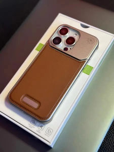 Leather Bezel-Less Metal Aroma Magnetic Case Sakura Sound For Iphone15promax Phone Case Top And Bottom Lift 14pro Retractable