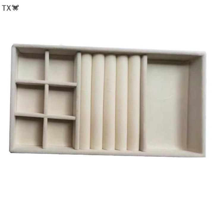 TX🏮💓🧧 Đồ trang sức hộp lưu trữ bông tai vòng Vòng cổ Trâm chủ nhung đồ ...