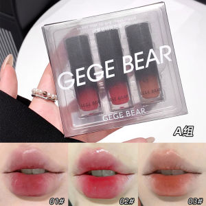 3PCS Punk Juice Red Lipgloss Black Mirror Glass Water Light Clear Lip Glaze Waterproof Non Stick Liquid Lipstick Nude Lip Tint Makeup