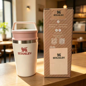 Stanleys new handle coffee cup 304 Stainless steel insulated cup portable for car use with a double lid