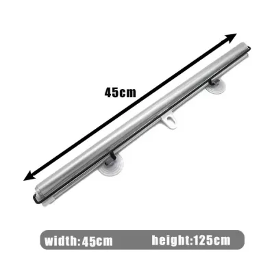 CANGMOTION Universal Car Side Window Sun-Shade Retractable Aluminium Film Sunshade Roller Blinds Sunshade Cover Car Window Sun Visors Auto Truck