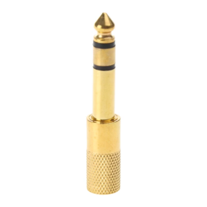Stereo Adapter (Gold-Plated Pure Copper) 6.35mm (1/4 inch) Male to 3.5mm (1/8 inch) Female Headphone Jack Plug