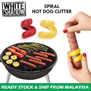 2pcs/Set Sausage Spiral Cutter HotDog Cutter Hotdog Slicer Bento Tool Pemotong Sosej 香肠热狗切割器 - KW120