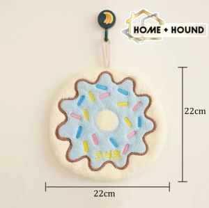 HOME + HOUND 1PC Cartoon Hand Towel Cute Cheese Biscuit Quick Drying  Absorbent Coral Velvet Towel