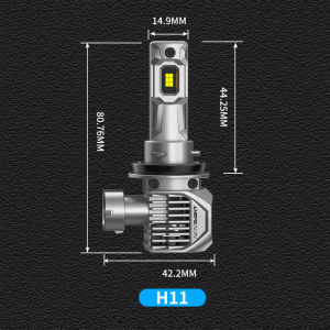 Novsight N62 Lampu LED Mobil H4 H11 HB3 HB4 22000LM High/low Kit Lampu Depan LED Sorot Tinggi Super Terang