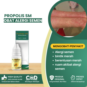 Obat Alergi Semen Obat Gatal Kulit Terkena Semen Obat Alergi Semen Alami Obat Penghilang Alergi Semen Obat Beruntusan Merah Di Kulit Obat Ruam Akibat Alergi Semen Obat Gatal Di Kulit - PROPOLIS SM