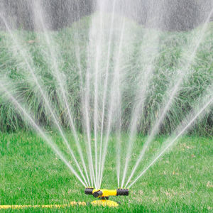 Perfk Rotating Lawn Sprinkler Auto Garden Water Sprinklers Irrigation System