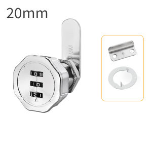 20mm Kunci Kombinasi Laci /Kunci Loker Lion/Kunci Kode 3 Digit/Pintu Lemari Password/Theft Meja Lemari Pakaian Pintu