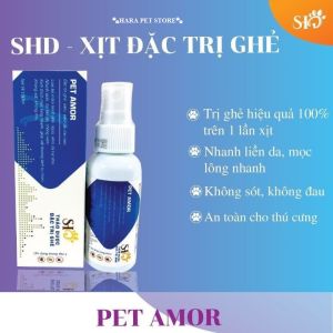 Xịt viêm da nấm ghẻ cho Chó Mèo dạng chai 50ml & 100ml (mẫu mới) - Hara Pet Store